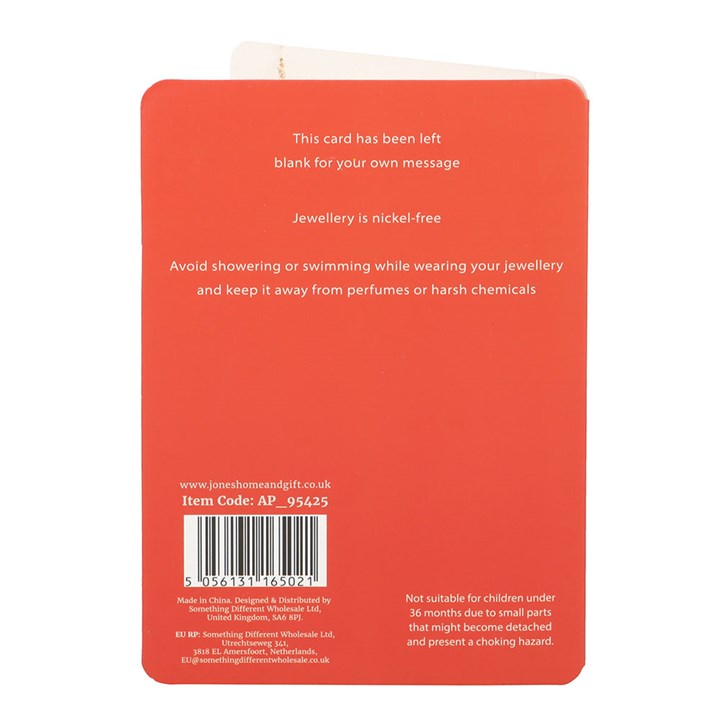 Best Teacher Apple Necklace on Greeting Card - The Calm Qi