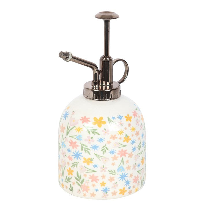 Spring Floral Print Ceramic Plant Mister - The Calm Qi