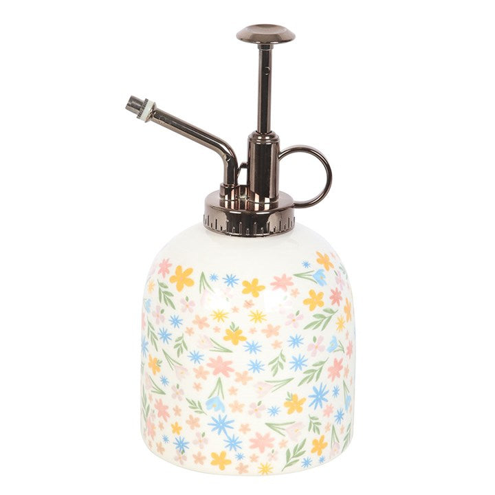 Spring Floral Print Ceramic Plant Mister - The Calm Qi