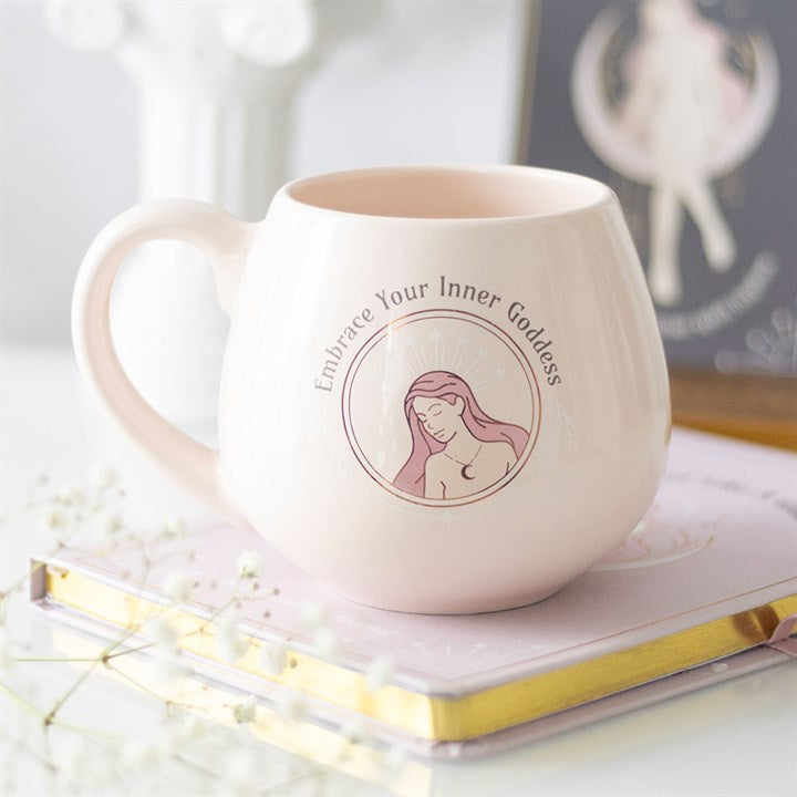 Embrace Your Inner Goddess Rounded Mug - The Calm Qi