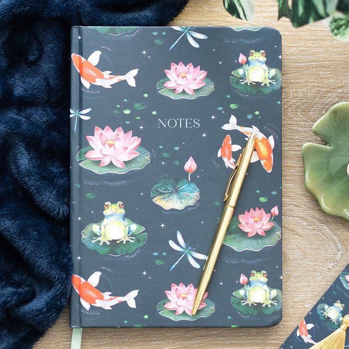 Pond Print A5 Notebook - The Calm Qi