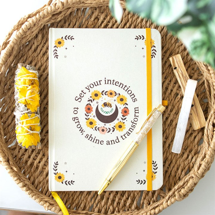 Summer Solstice Intention Journal with Citrine Pen - The Calm Qi