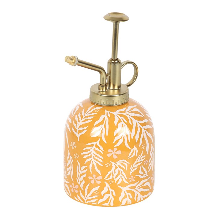 Summer Leaf Print Ceramic Plant Mister - The Calm Qi