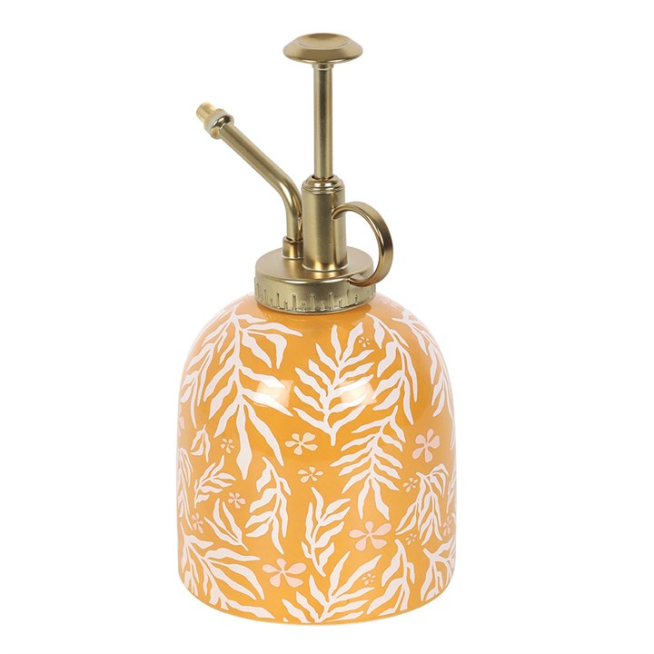 Summer Leaf Print Ceramic Plant Mister - The Calm Qi