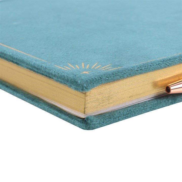 Book of Abundance Journal with Green Aventurine Crystal Pen - The Calm Qi