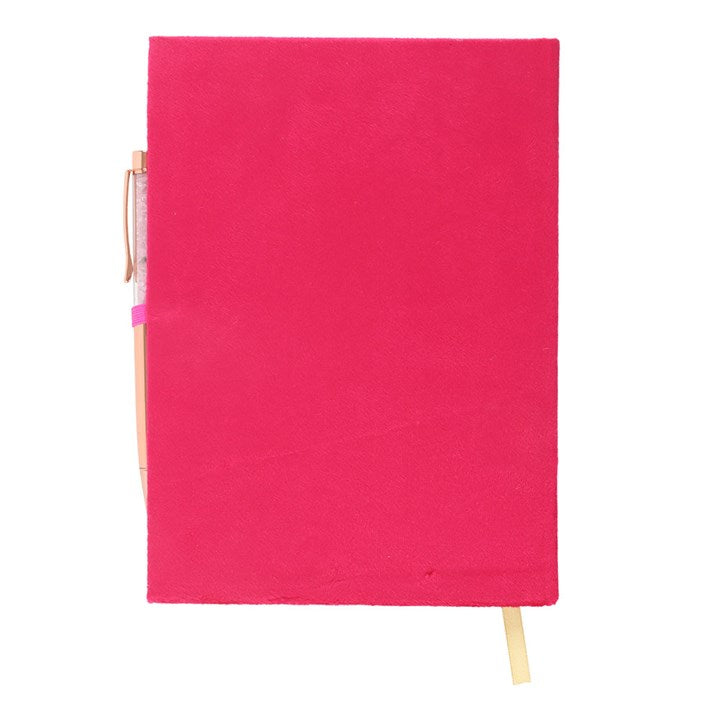 Book of Love Spells Journal with Rose Quartz Crystal Pen - The Calm Qi