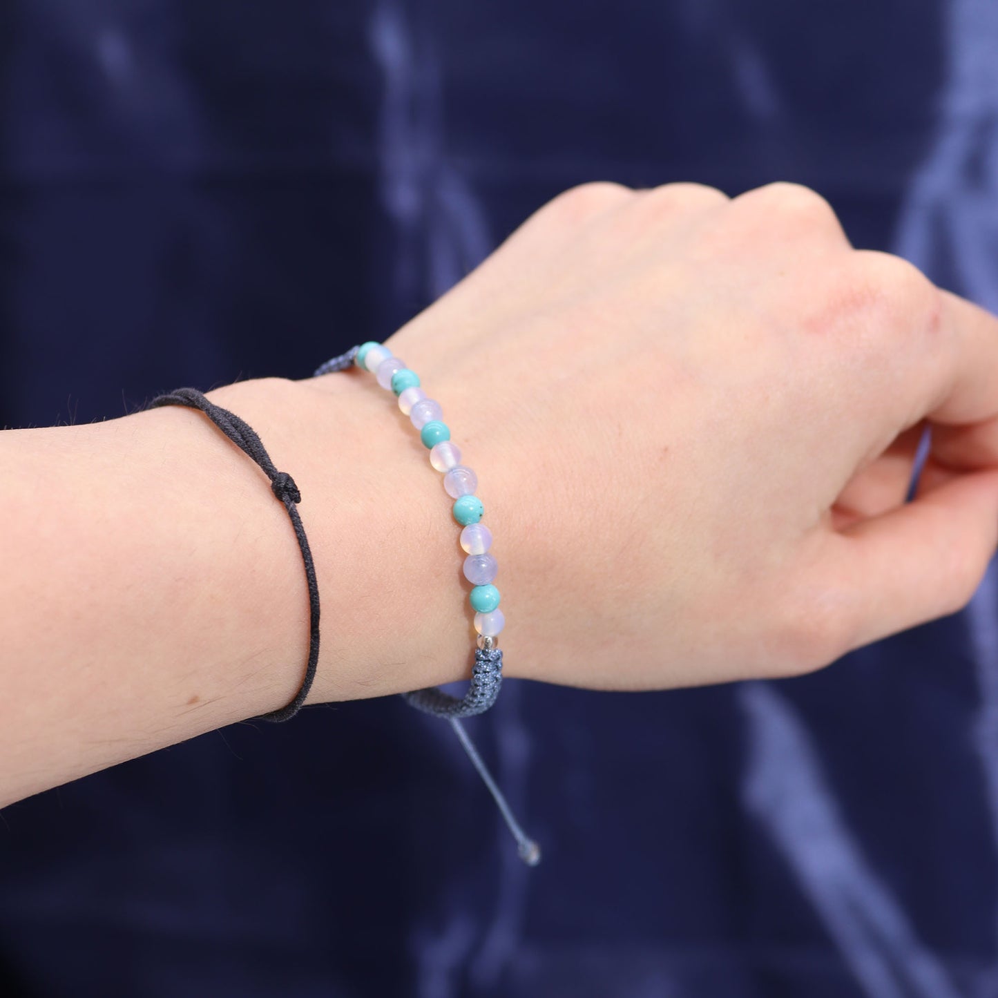 Zodiac Crystal Candle with Gemstone Bracelet - Pisces - The Calm Qi