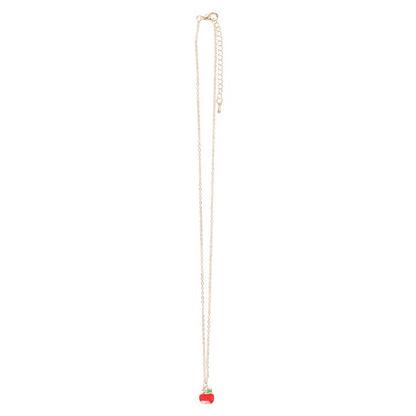 Best Teacher Apple Necklace on Greeting Card - The Calm Qi