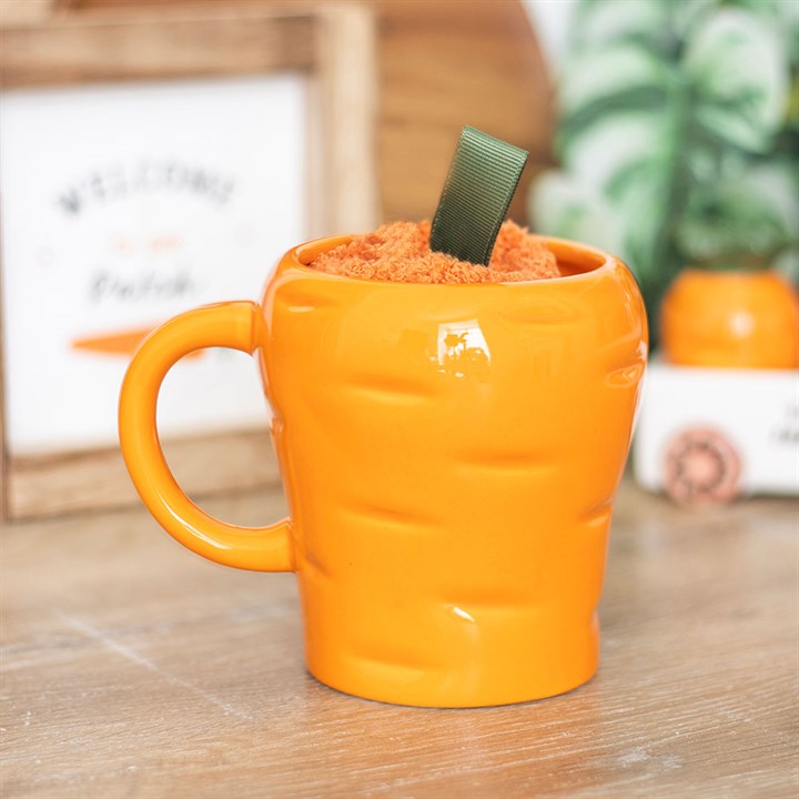 Carrot Shaped Mug and Socks Set - The Calm Qi