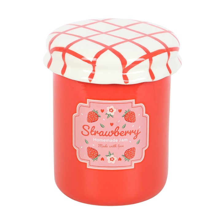 Strawberry Jam Jar Oil Burner and Wax Warmer - The Calm Qi