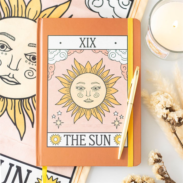 The Sun Vintage Tarot A5 Notebook - The Calm Qi