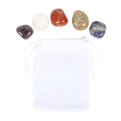 Virgo Crystal Tumblestone Set - The Calm Qi