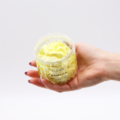 Banana Scented Whipped Soap - The Calm Qi